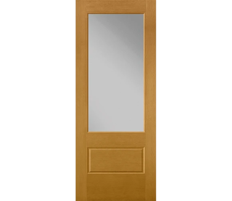 Salem 3 Quaters Light Fiberglass Entry Door