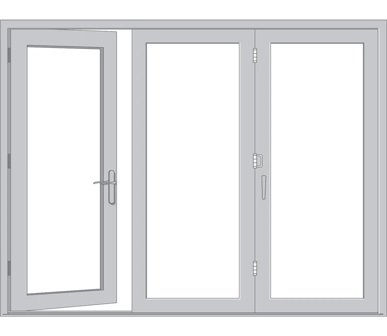 Salem Pella Architect Reserve Series Contemporary Bifold Patio Door