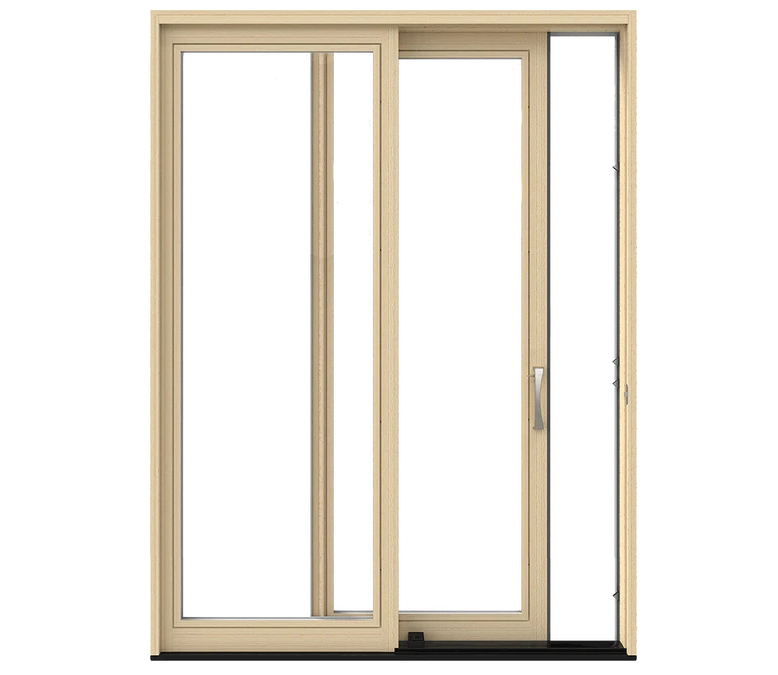 Salem Pella Lifestyle Series Wood Sliding Patio Doors