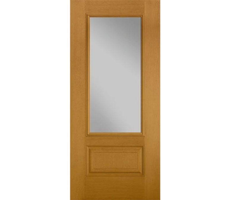 Salem Three Quaters light Fiberglass Entry Door